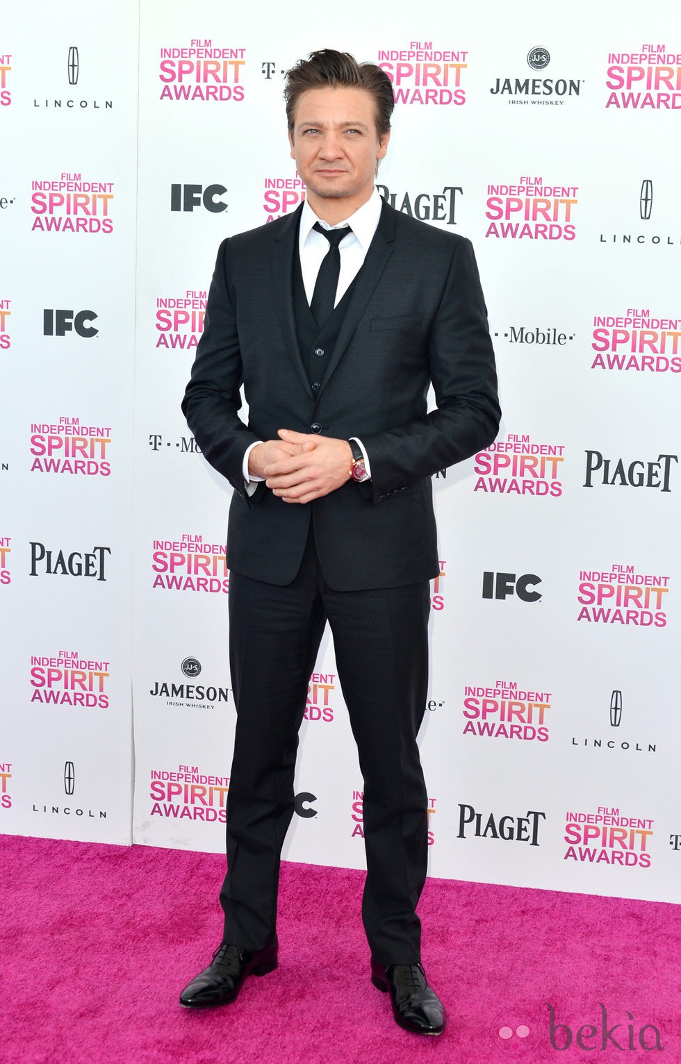 Jeremy Renner en los Independent Spirit Awards 2013