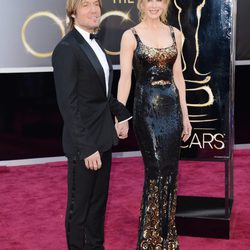 Nicole Kidman y Keith Urban en los Oscar 2013