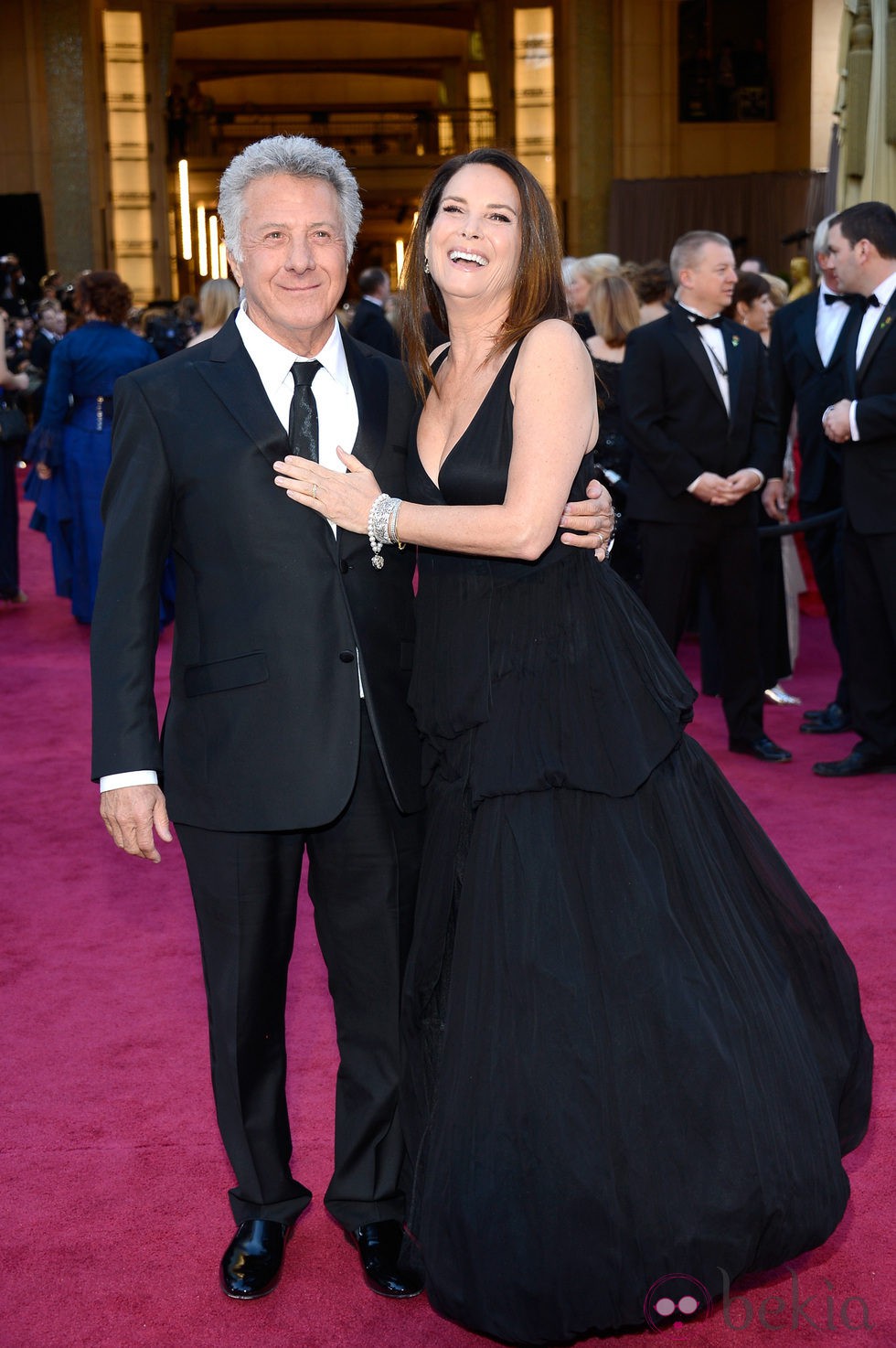 Dustin Hoffman y Lisa Hoffman en los Oscar 2103