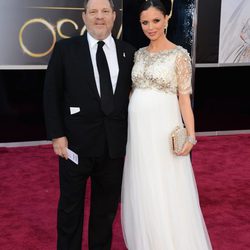 Harvey Weinstein y Georgina Chapman en los Oscar 2013