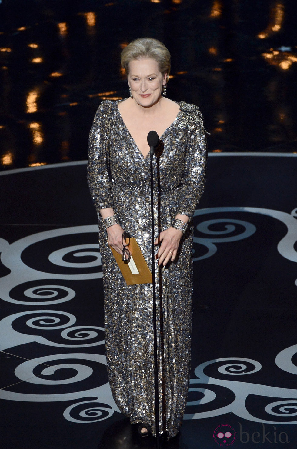 Meryl Streep en la gala de los Oscar 2013