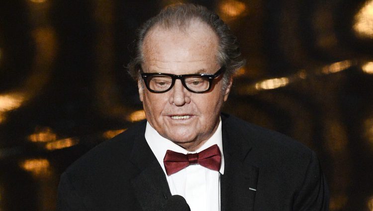 Jack Nicholson en la gala de los Oscar 2013