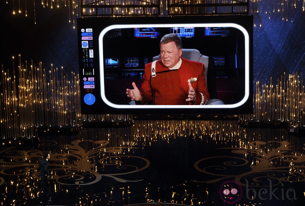 William Shatner en la gala de los Oscar 2013