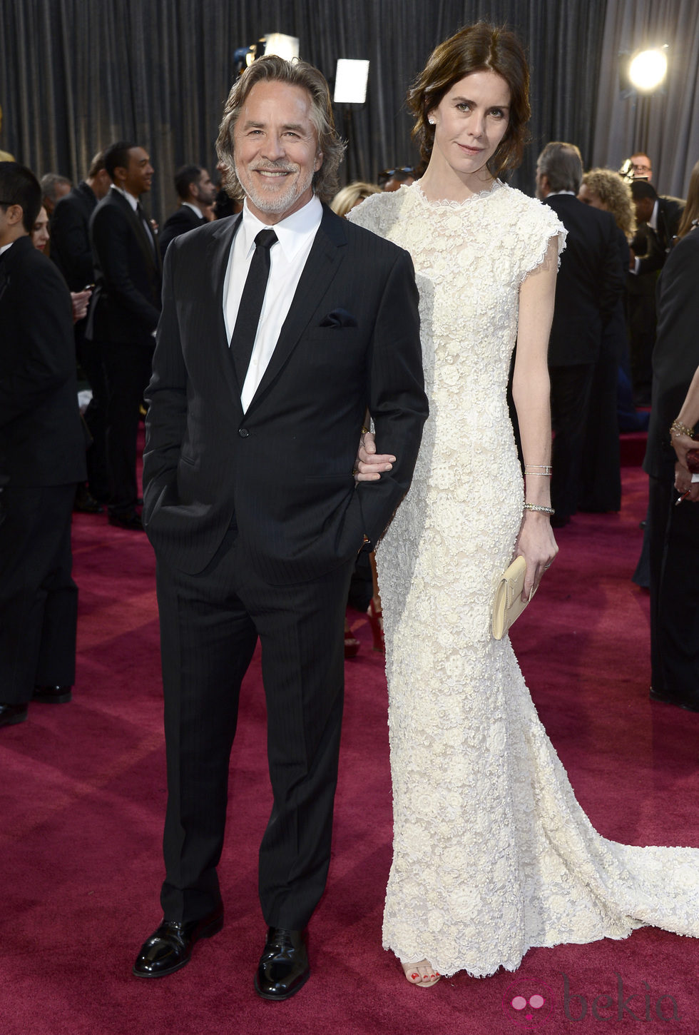Don Johnson y Kelley Phleger en los Oscar 2013