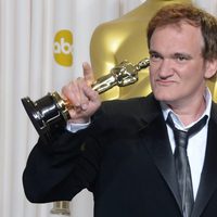 Quentin Tarantino con su Oscar 2013