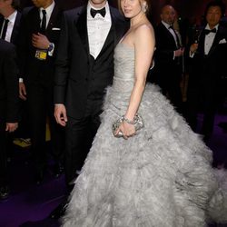 Amy Adams y Darren Le Gallo en la fiesta Governors Ball tras los Oscar 2013