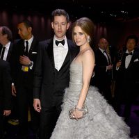 Amy Adams y Darren Le Gallo en la fiesta Governors Ball tras los Oscar 2013