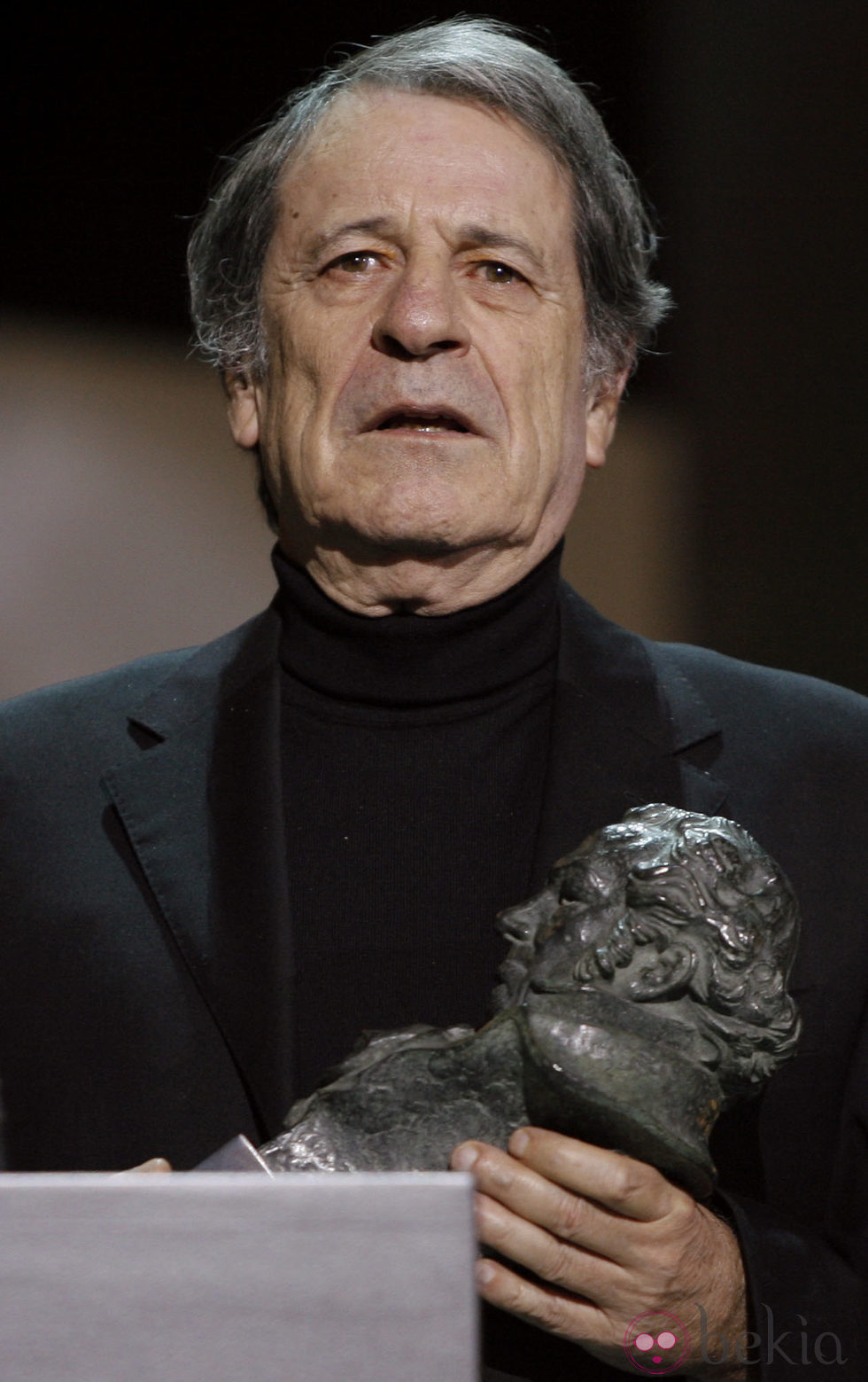 José Manuel Cervino con el Goya 2008