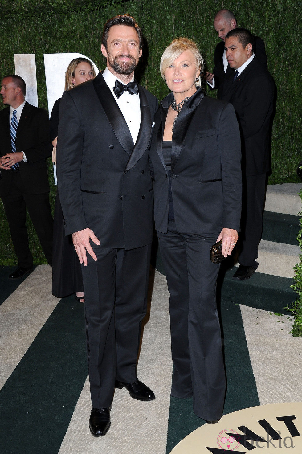 Hugh Jackman y Deborra Lee Furness en la fiesta post Oscar 2013 organizada por Vanity Fair