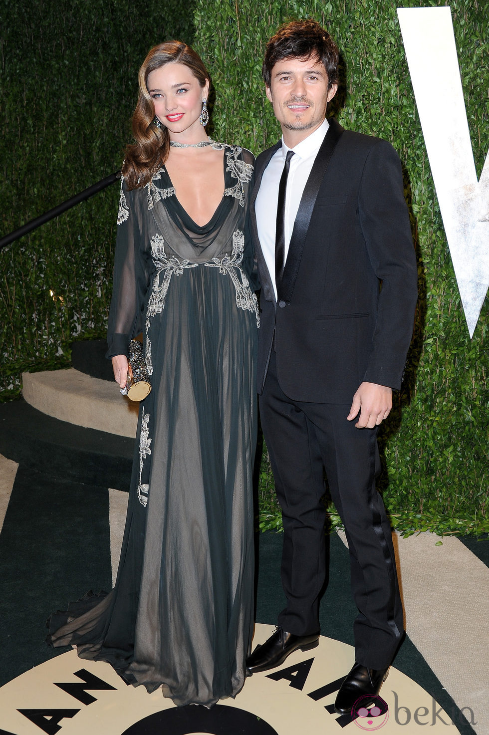 Miranda Kerr y Orlando Bloom en la fiesta post Oscar 2013 organizada por Vanity Fair