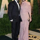 Jason Statham y Rosie Huntington-Whiteley en la fiesta post Oscar 2013 organizada por Vanity Fair