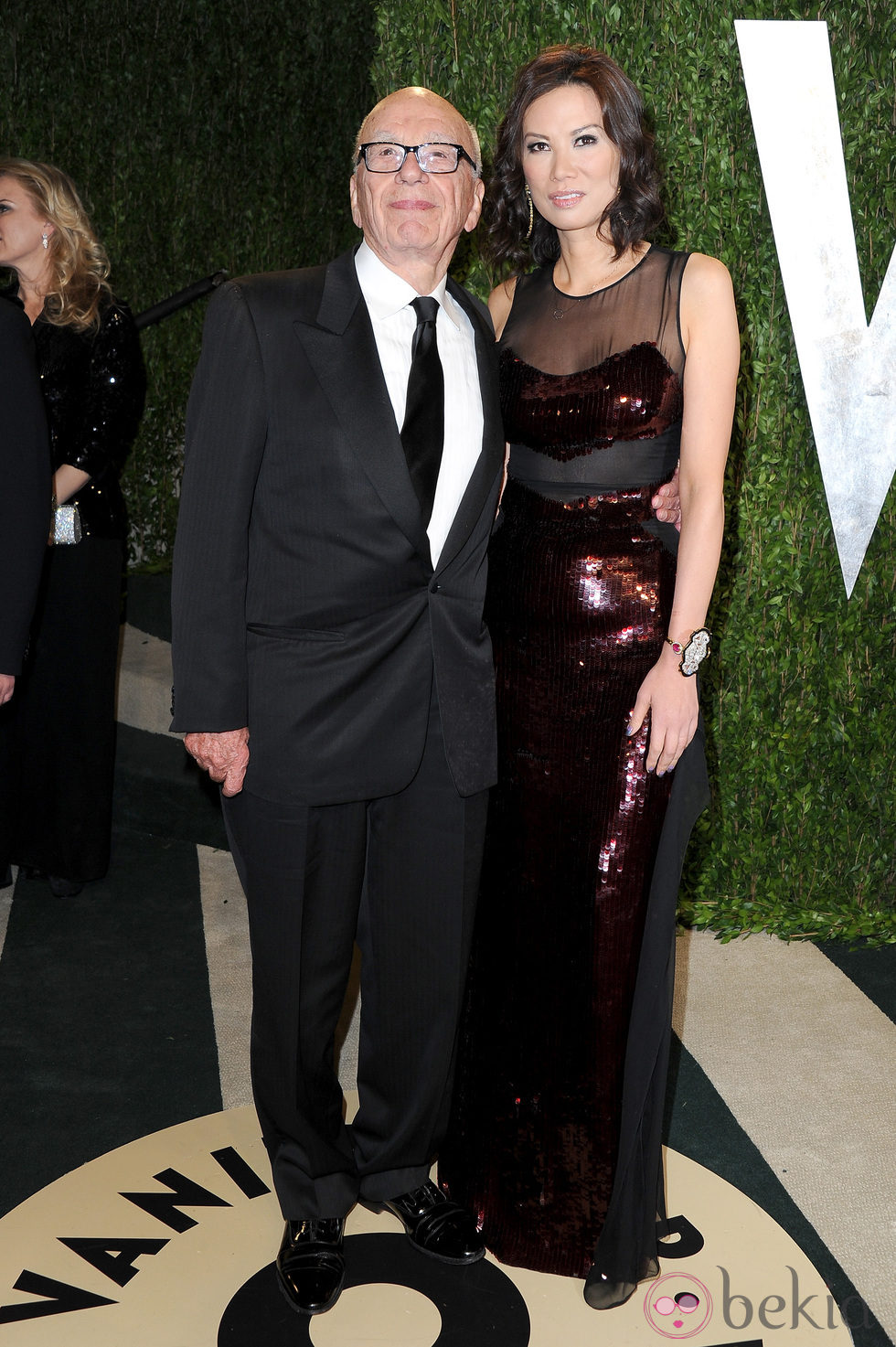 Rupert y Wendi Murdoch en la fiesta post Oscar 2013 organizada por Vanity Fair
