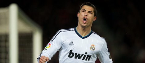Cristiano Ronaldo celebra su gol en la semifinal de la Copa del Rey frente al Barça