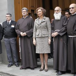 La Reina Sofía visita al Cristo de Medinaceli