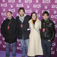 Alberto Ammann en el estreno de "Kooza"