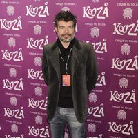 Nacho Guerreros en el estreno de "Kooza"