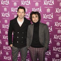 Paco León y Canco Rodríguez en el estreno de "Kooza"