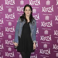 Macarena García en el estreno de "Kooza"
