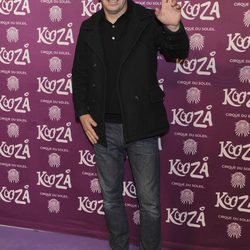 Arturo Valls en el estreno de "Kooza"