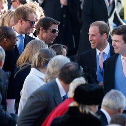 El Príncipe Guillermo de Inglaterra en la boda de unos amigos en Suiza