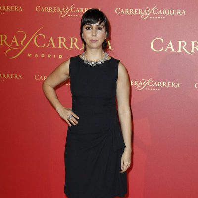 Carmen Ruiz en la entrega del premio 'Maja de los Goya 2013'