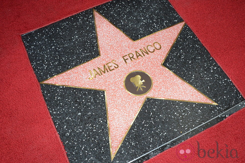 Estrella de James Franco en el Paseo de la Fama de Hollywood