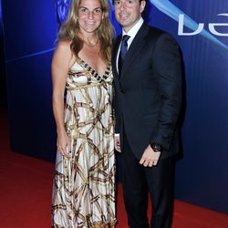 Arantxa Sánchez Vicario y su marido José Santacana en los Premios Laureus 2013