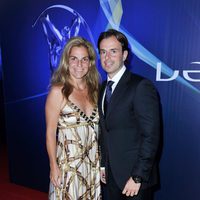 Arantxa Sánchez Vicario y su marido José Santacana en los Premios Laureus 2013