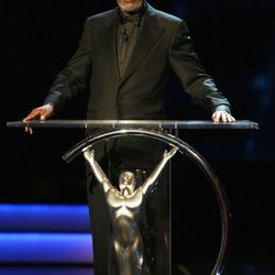 Morgan Freeman presentando los Premios Laureus 2013