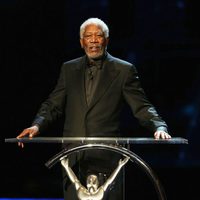 Morgan Freeman presentando los Premios Laureus 2013
