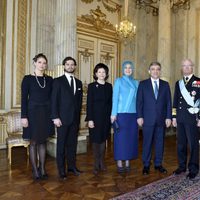 La Familia Real Sueca con el presidente de Turquía y su esposa