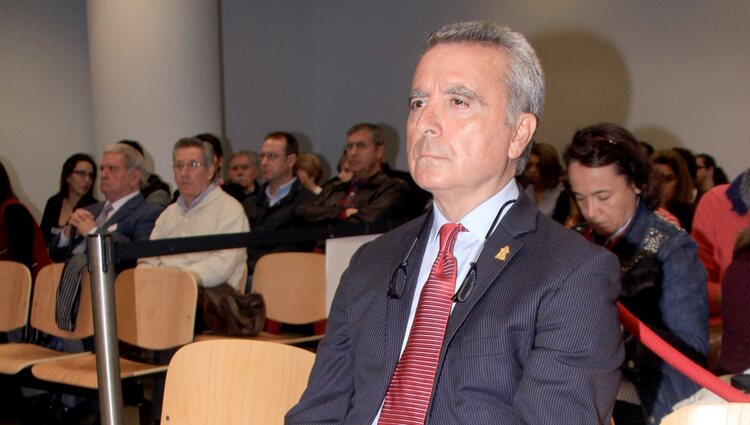 José Ortega Cano en la primera sesión del juicio por el accidente de tráfico