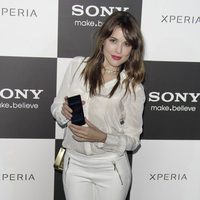 Adriana Ugarte en la presentación del nuevo teléfono móvil de Sony