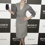 Raquel Sánchez Silva en la presentación del nuevo teléfono móvil de Sony