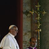 El Papa Francisco I en el balcón de El Vaticano