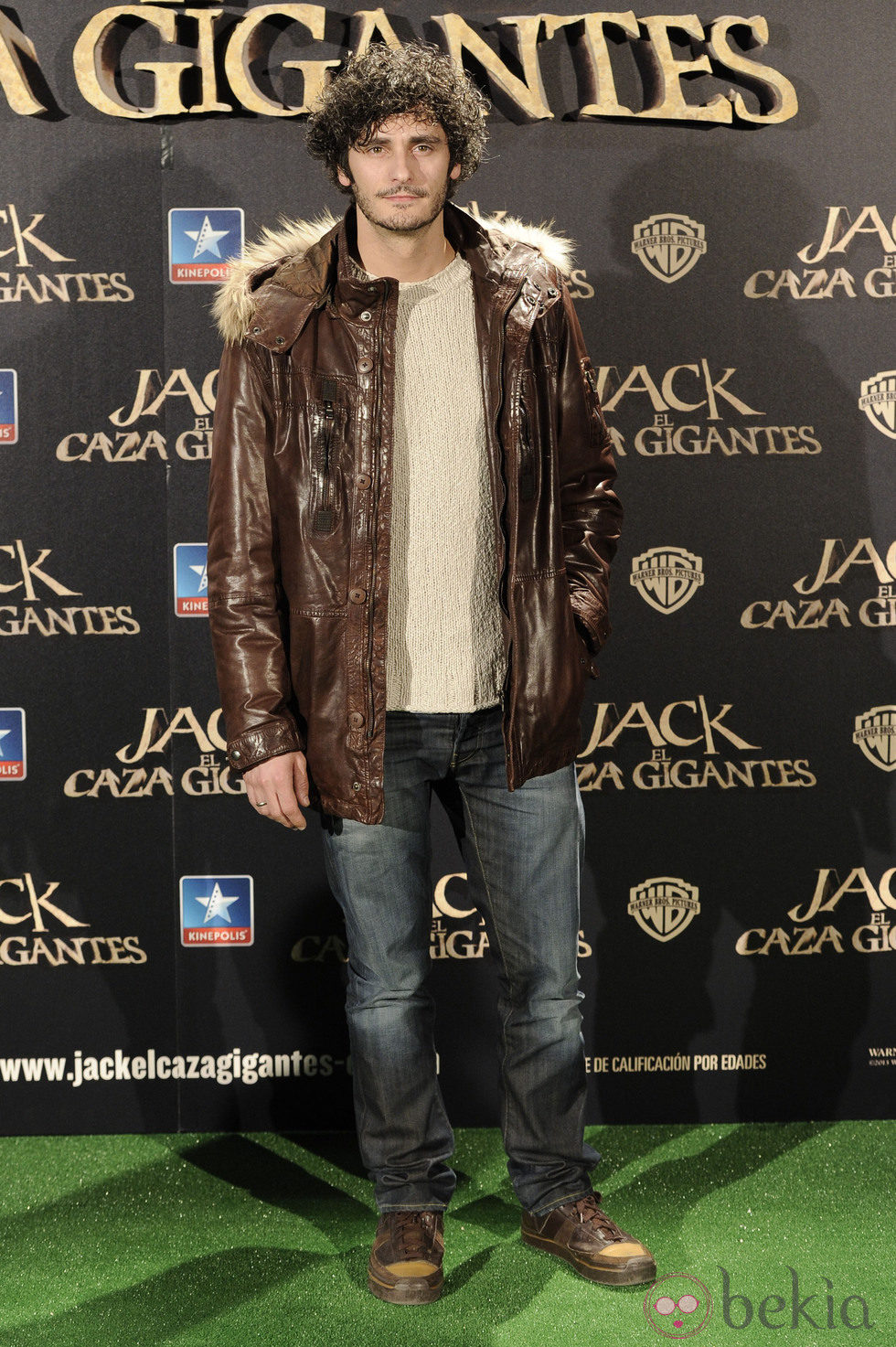 Antonio Pagudo en el estreno de 'Jack el caza gigantes'