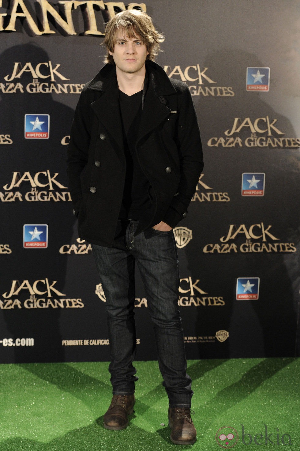 Jaime Olías en el estreno de 'Jack el caza gigantes'