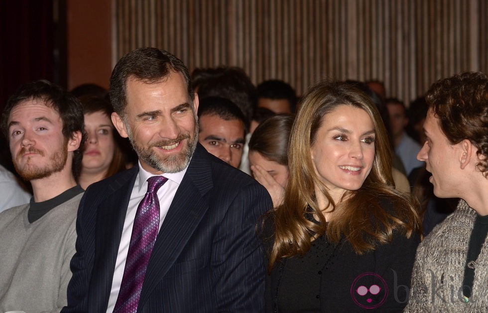 Los Príncipes Felipe y Letizia en el concierto de la Fundación Príncipe de Girona