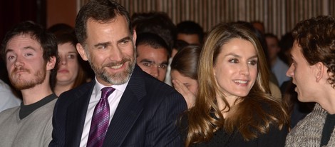 Los Príncipes Felipe y Letizia en el concierto de la Fundación Príncipe de Girona