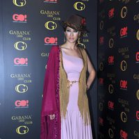 Elisabeth Reyes participa en un desfile de moda flamenca en Madrid