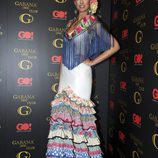 Estefanía Luyk participa en un desfile de moda flamenca en Madrid