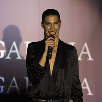 Laura Sánchez presenta un desfile de moda flamenca en Madrid