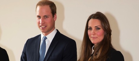 Los Duques de Cambridge durante su visita a Child Bereavement UK