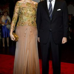 Los Príncipes de Bélgica en una cena de gala en Tailandia