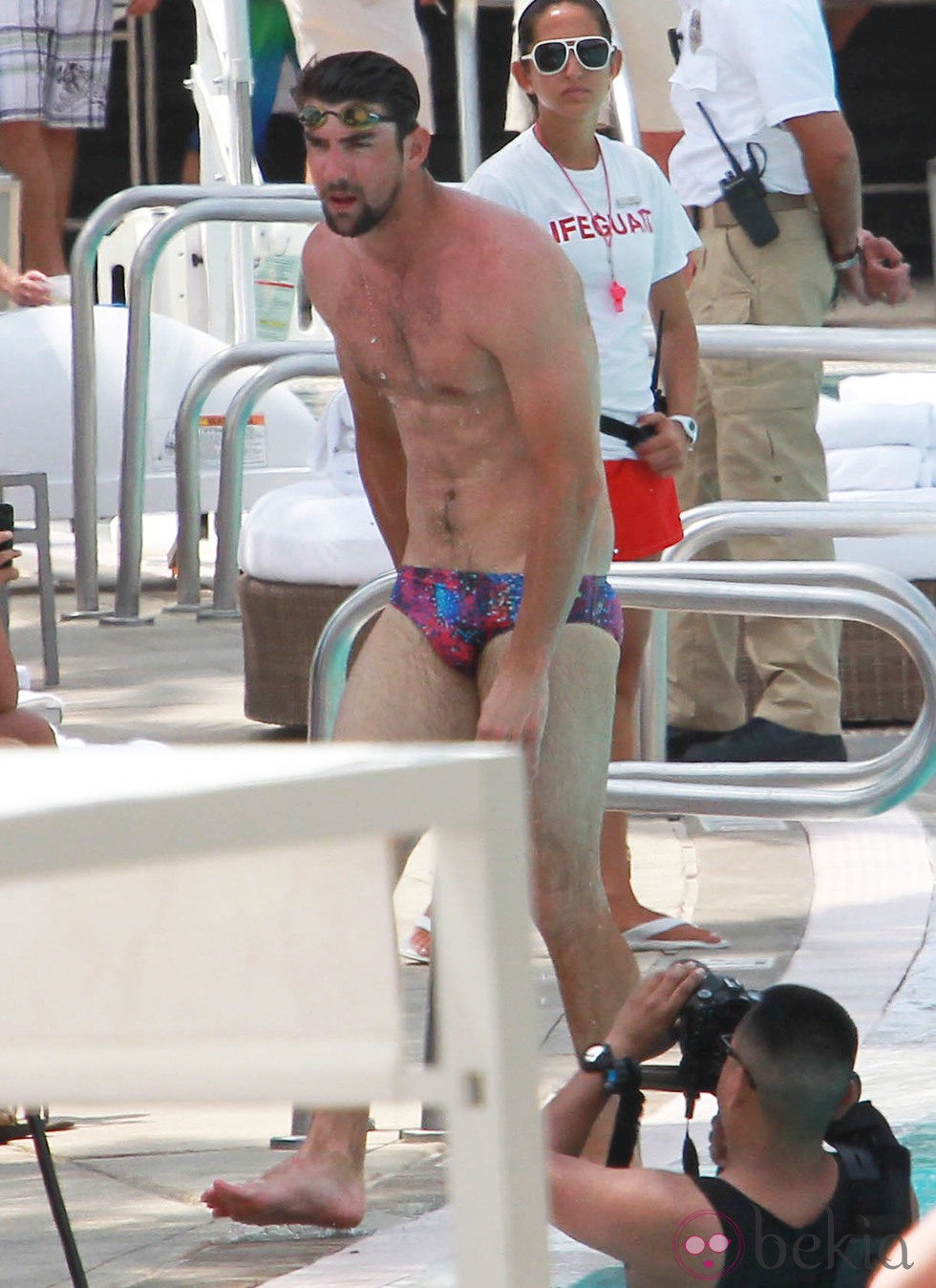 Michael Phelps disfruta de unas vacaciones en Miami