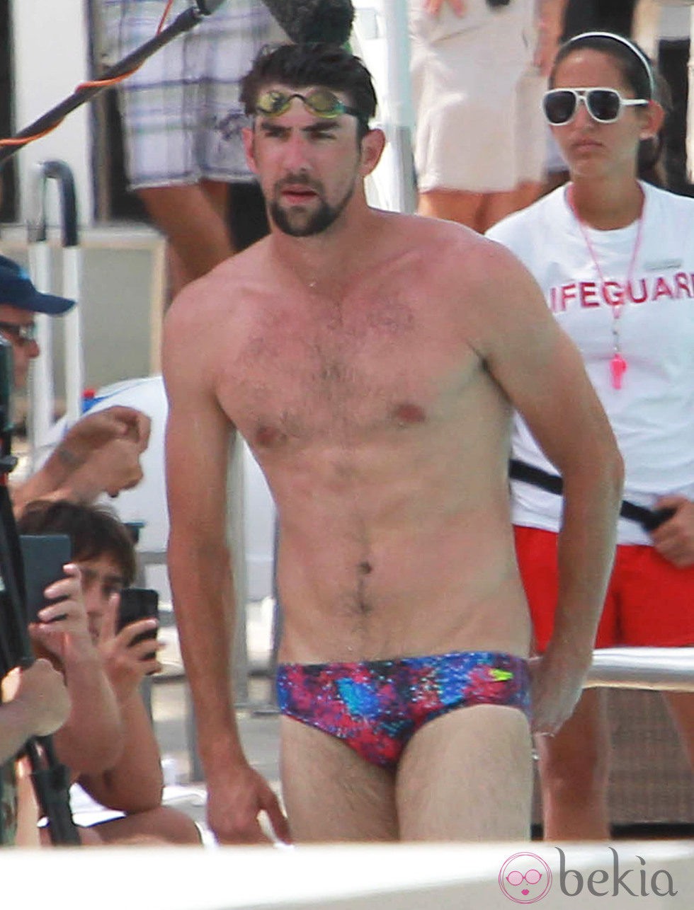 El nadador Michael Phelps de vacaciones en Miami