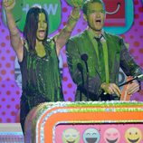 Sandra Bullock y Neil Patrick Harris en los Nickelodeon's Kids' Choice Awards 2013