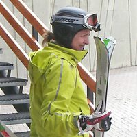 La Infanta Cristina esquiando en Baqueira Beret en Semana Santa 2013