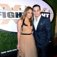 Jennifer Lopez y Casper Smart en la Celebrity Fight Night 2013