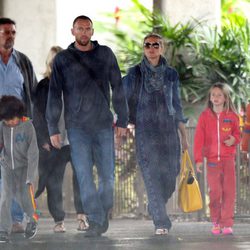 Heidi Klum con Martin Kristen y sus hijos de vacaciones en Hawai